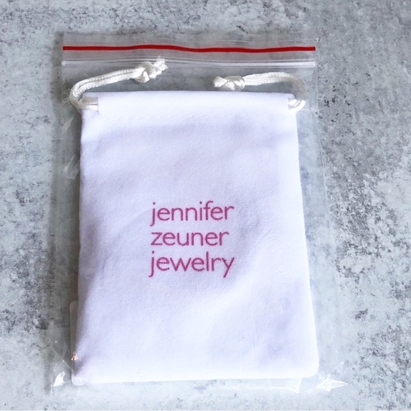 Jennifer Zeuner Necklace Flat Gold Herringbone Chain Revolve New - Picture 5 of 13